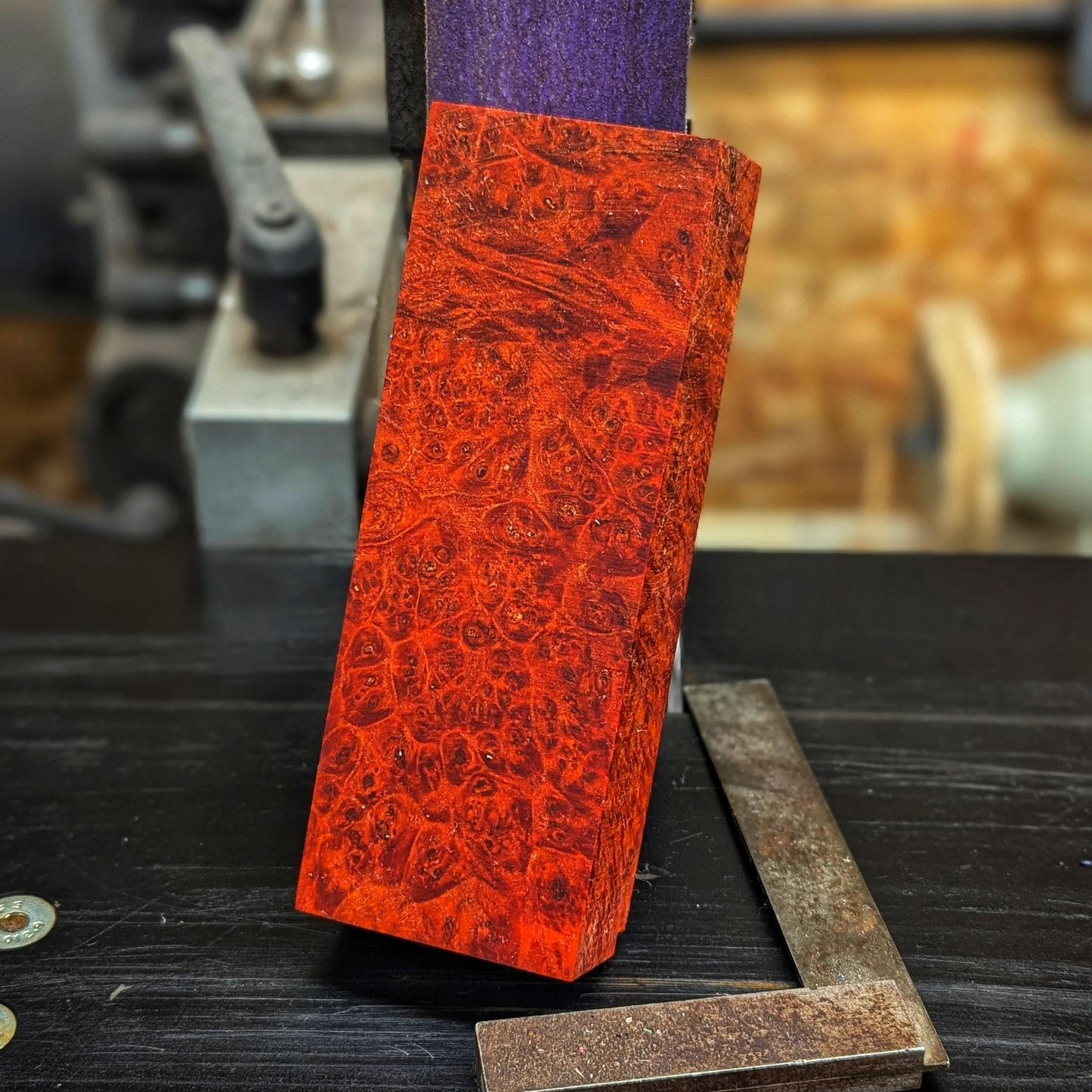 Stabilized Big Leaf Maple - Orange