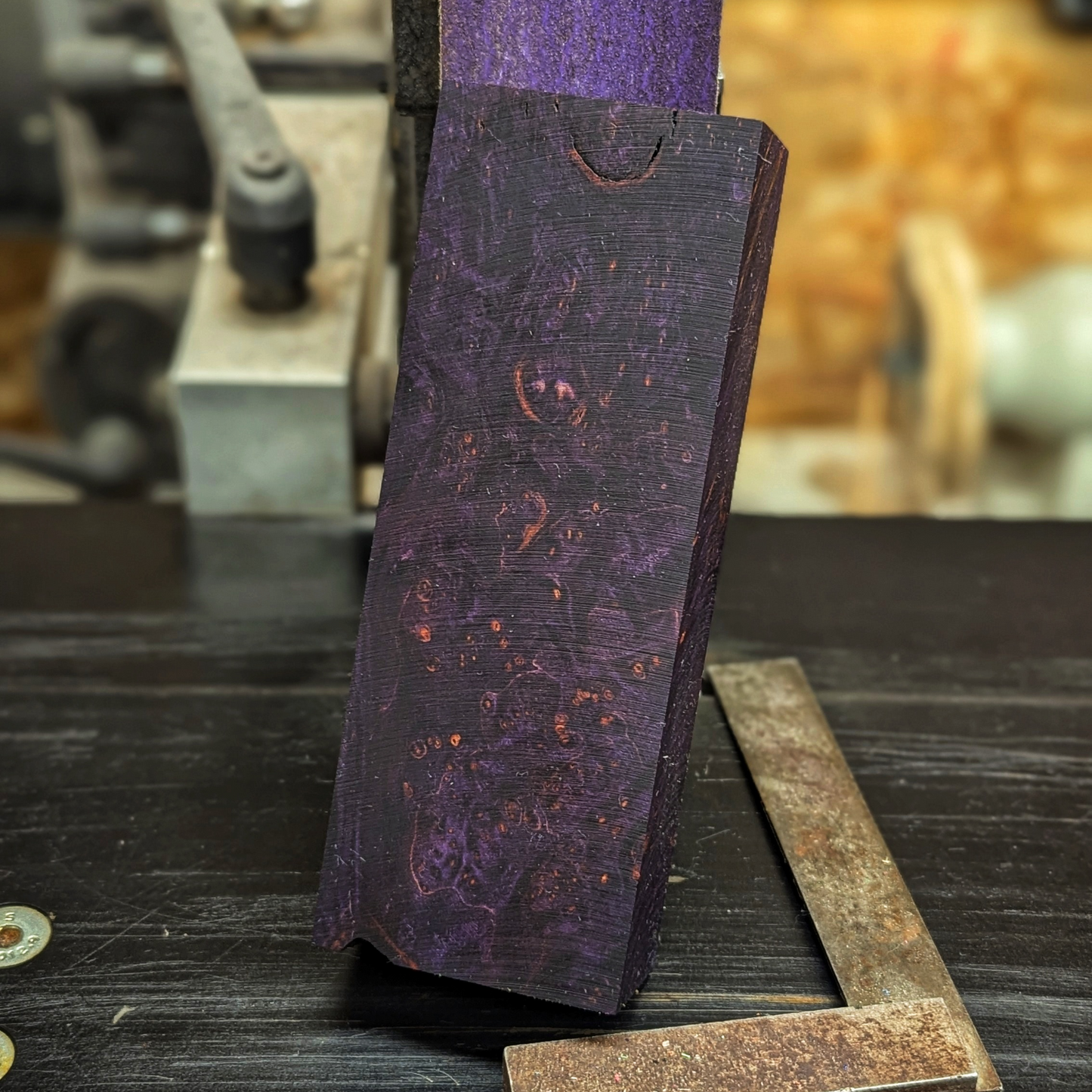 Stabilized Big Leaf Maple Burl - Purple