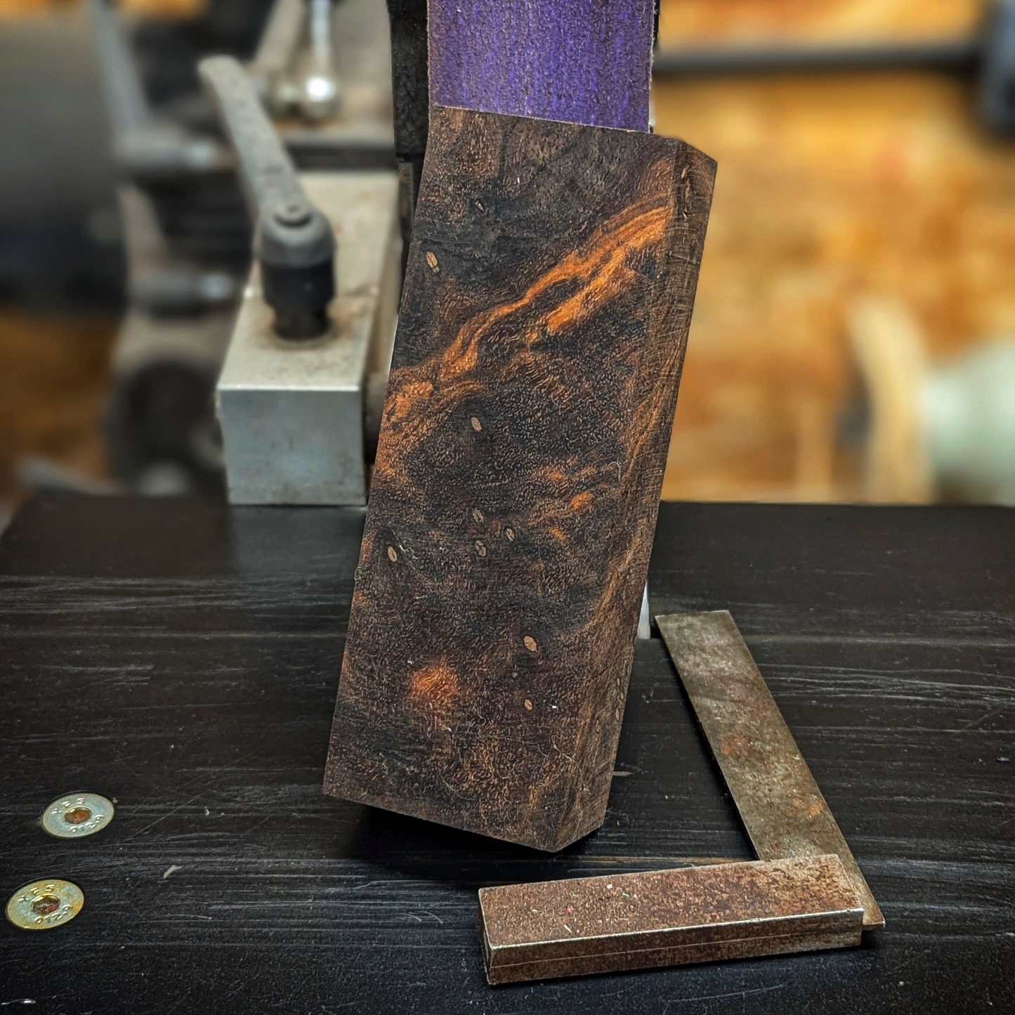 Stabilized Claro Walnut Burl - Natural