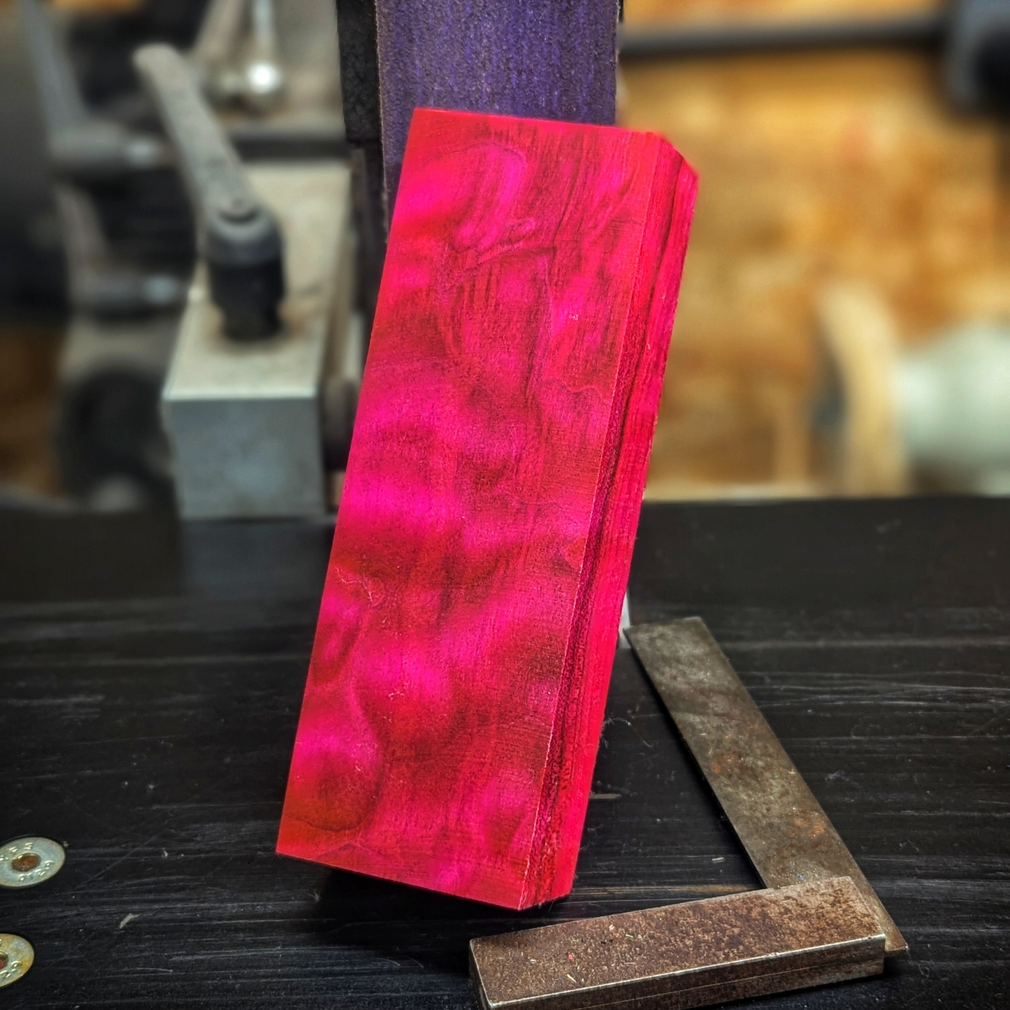 Stabilized Quilted Maple - Pink