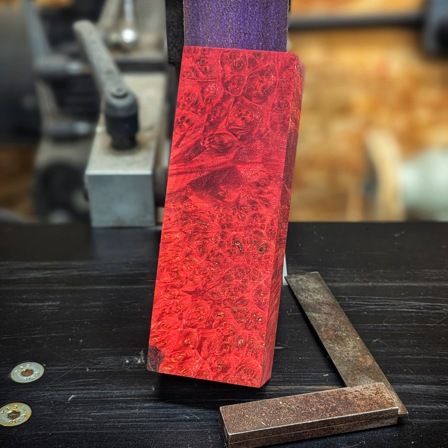 Stabilized Big Leaf Maple Burl - Pink