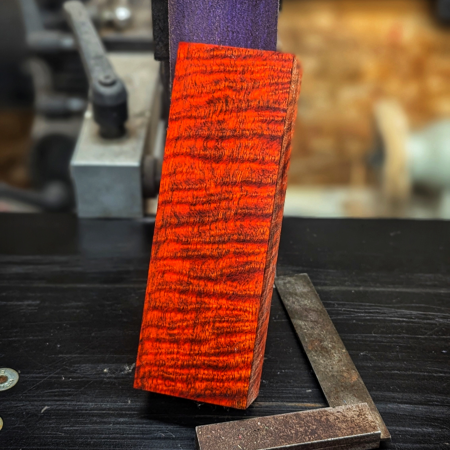 Stablized Curly Mango - Orange