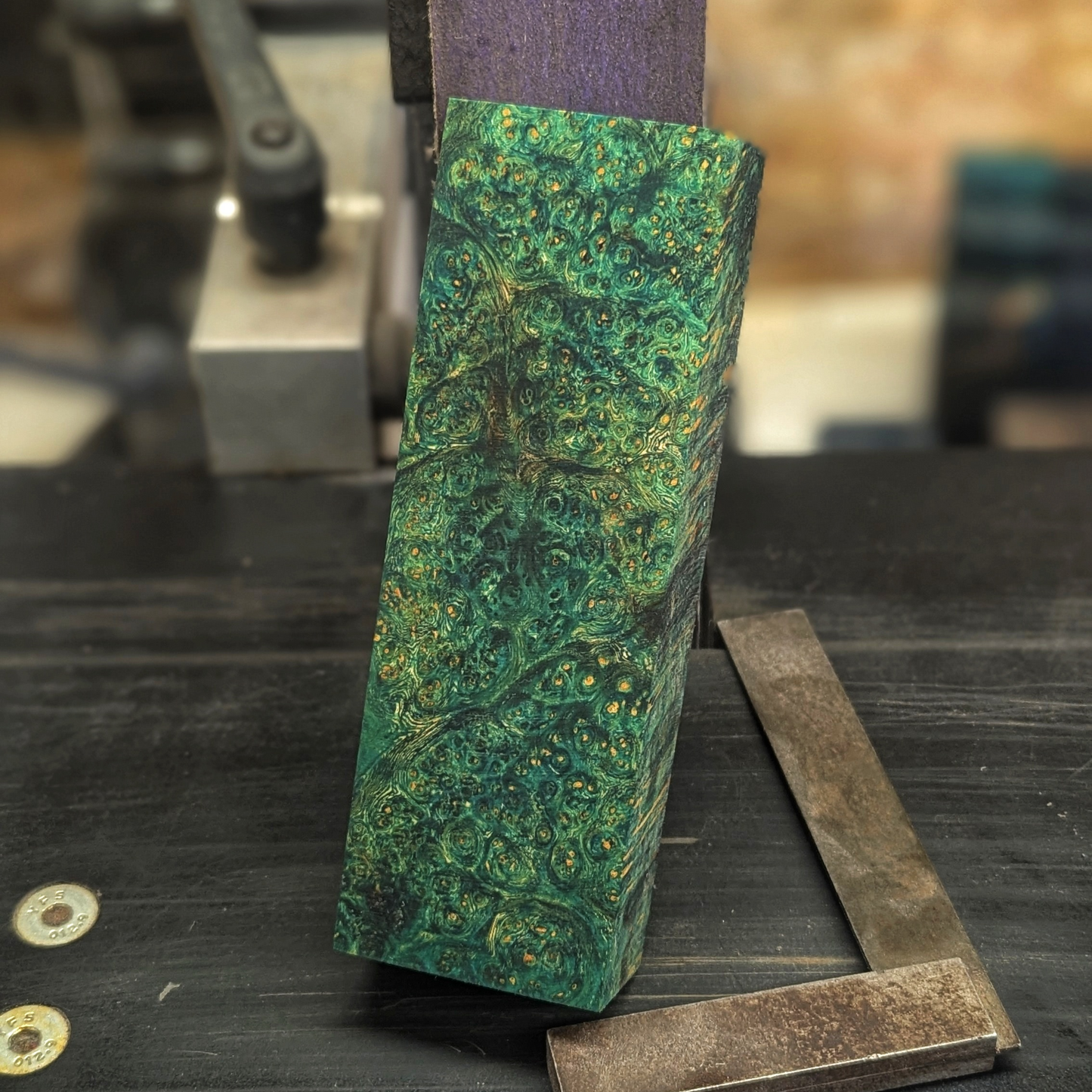 Stabilized Amboyna Burl - Green