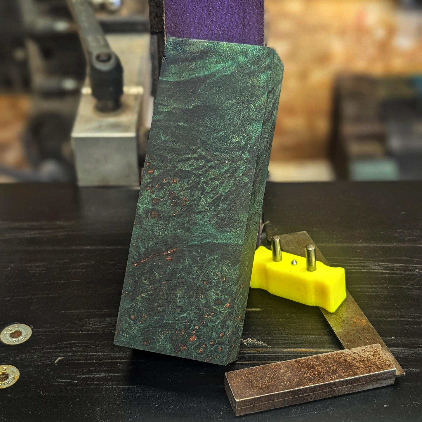 Stabilized Big Lead Maple Burl - Green