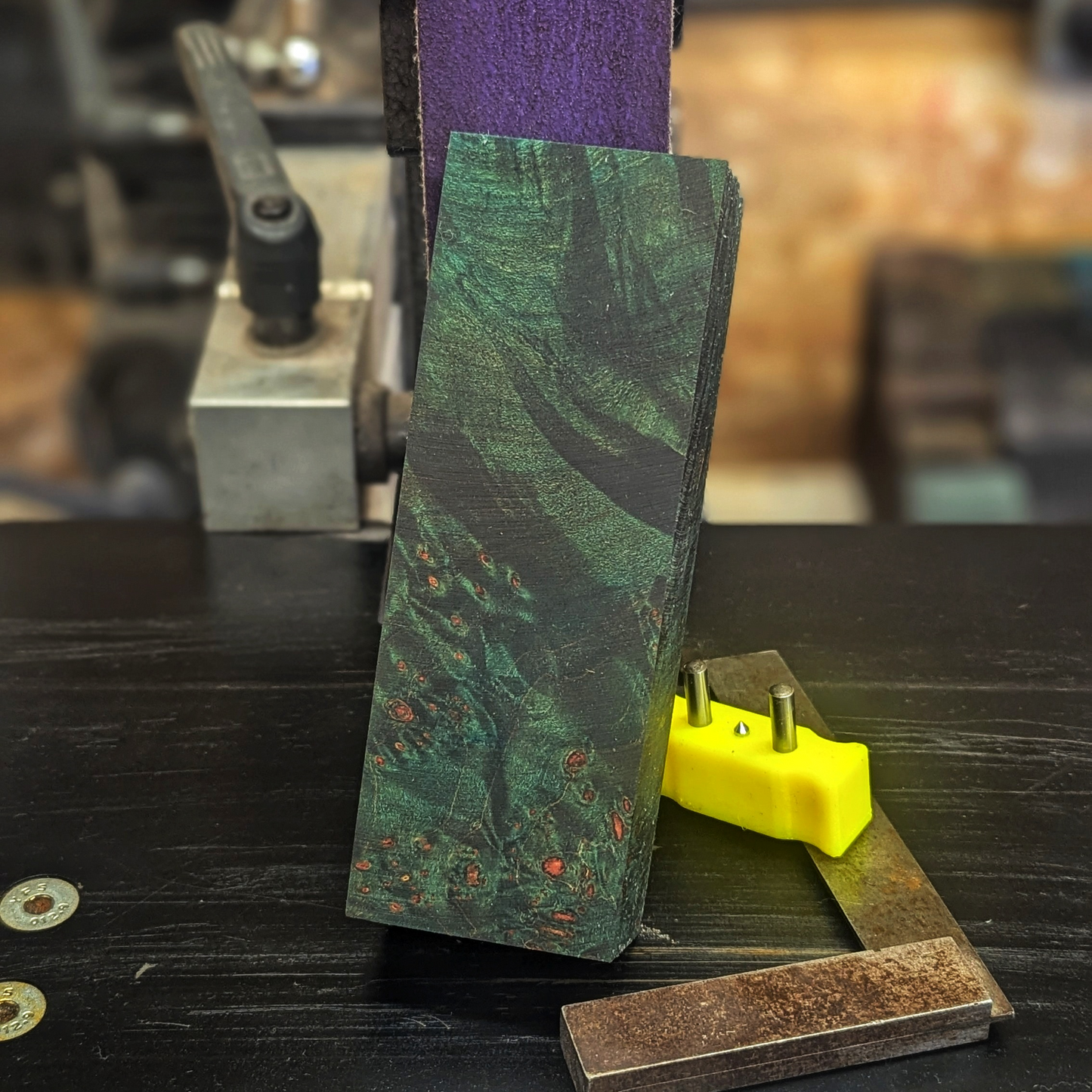 Stabilized Big Lead Maple Burl - Green