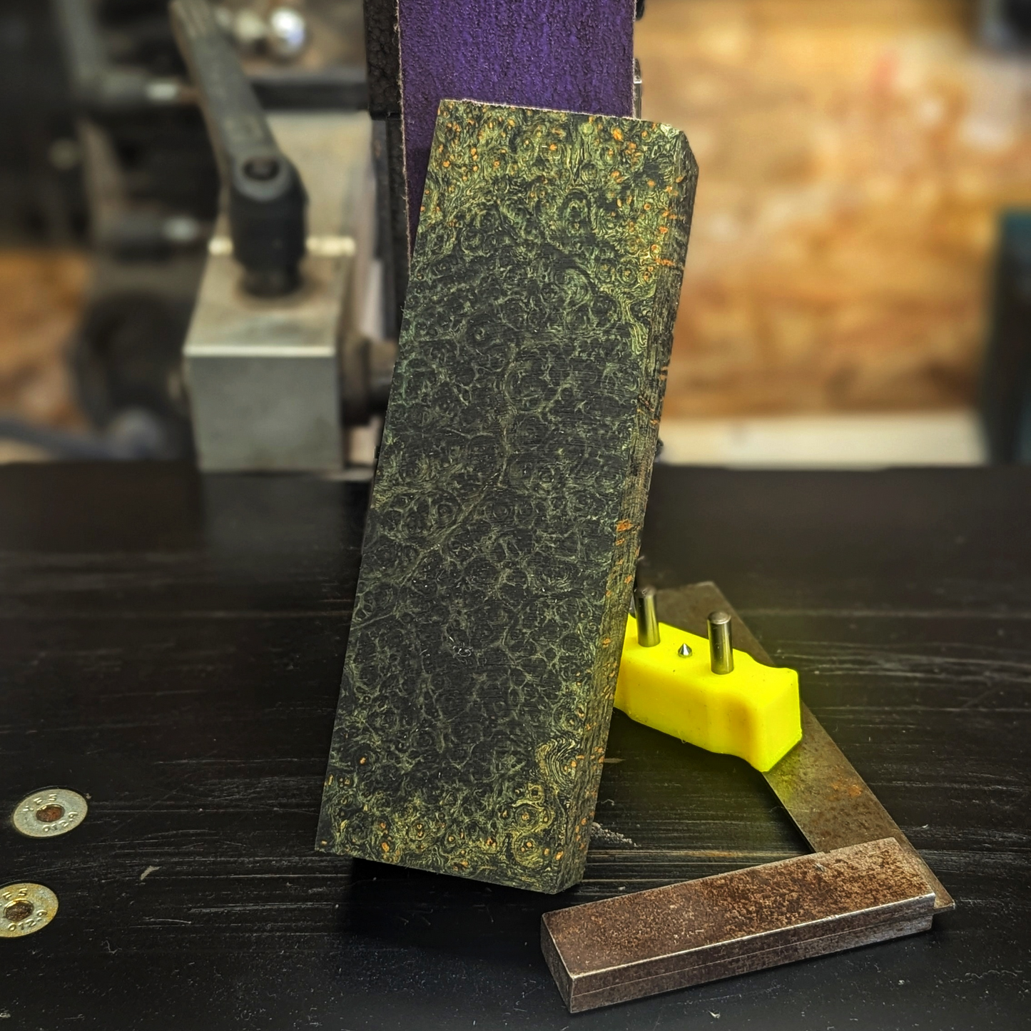 Stabilized Amboyna Burl - Black