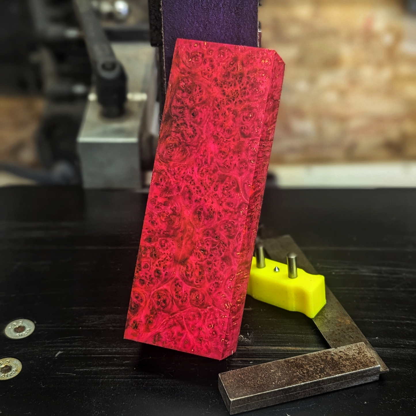 Stabilized Amboyna Burl - Pink