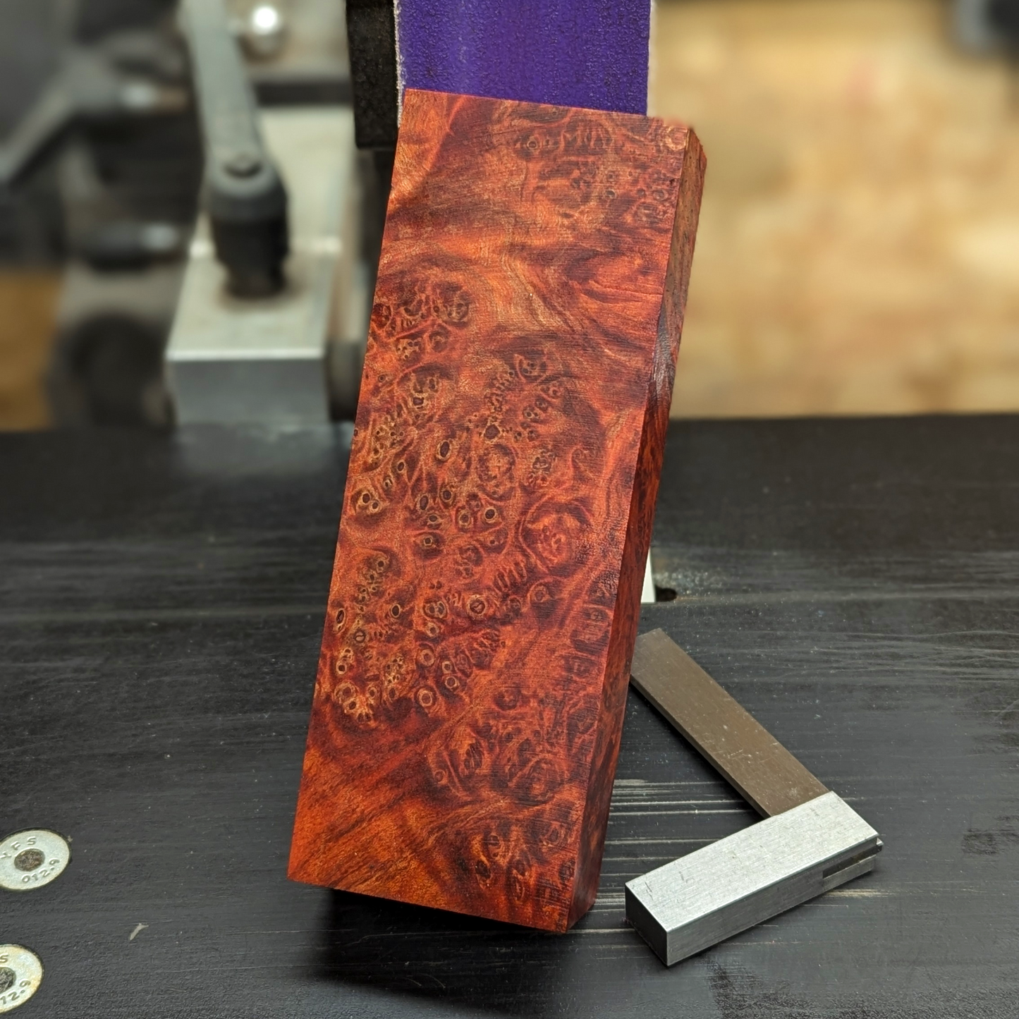 Stabilized Big Leaf Maple Burl - Orange