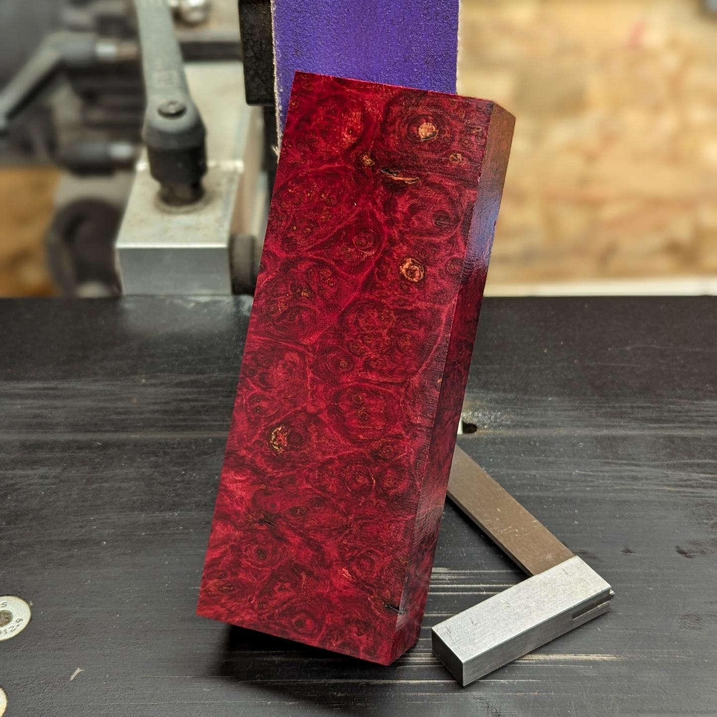 Stabilized Big Leaf Maple Burl - Pink