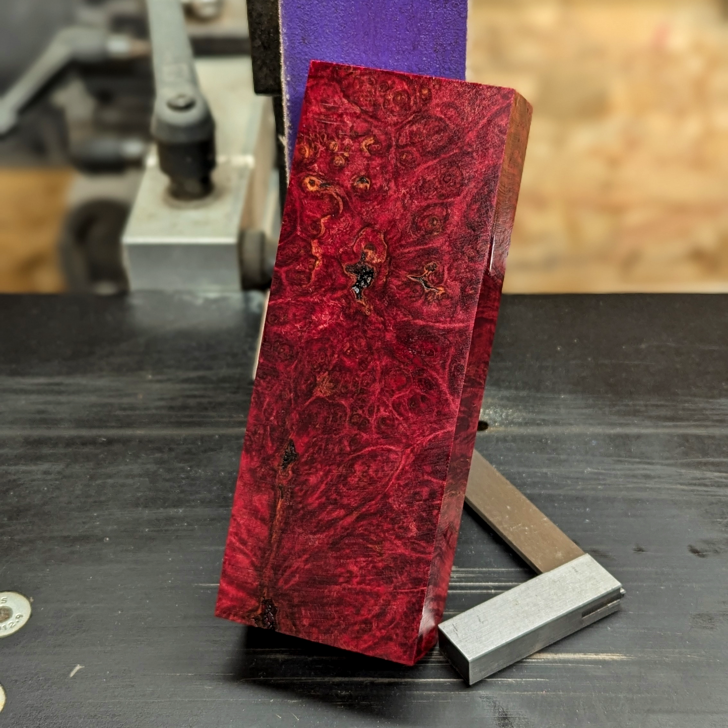 Stabilized Big Leaf Maple Burl - Pink