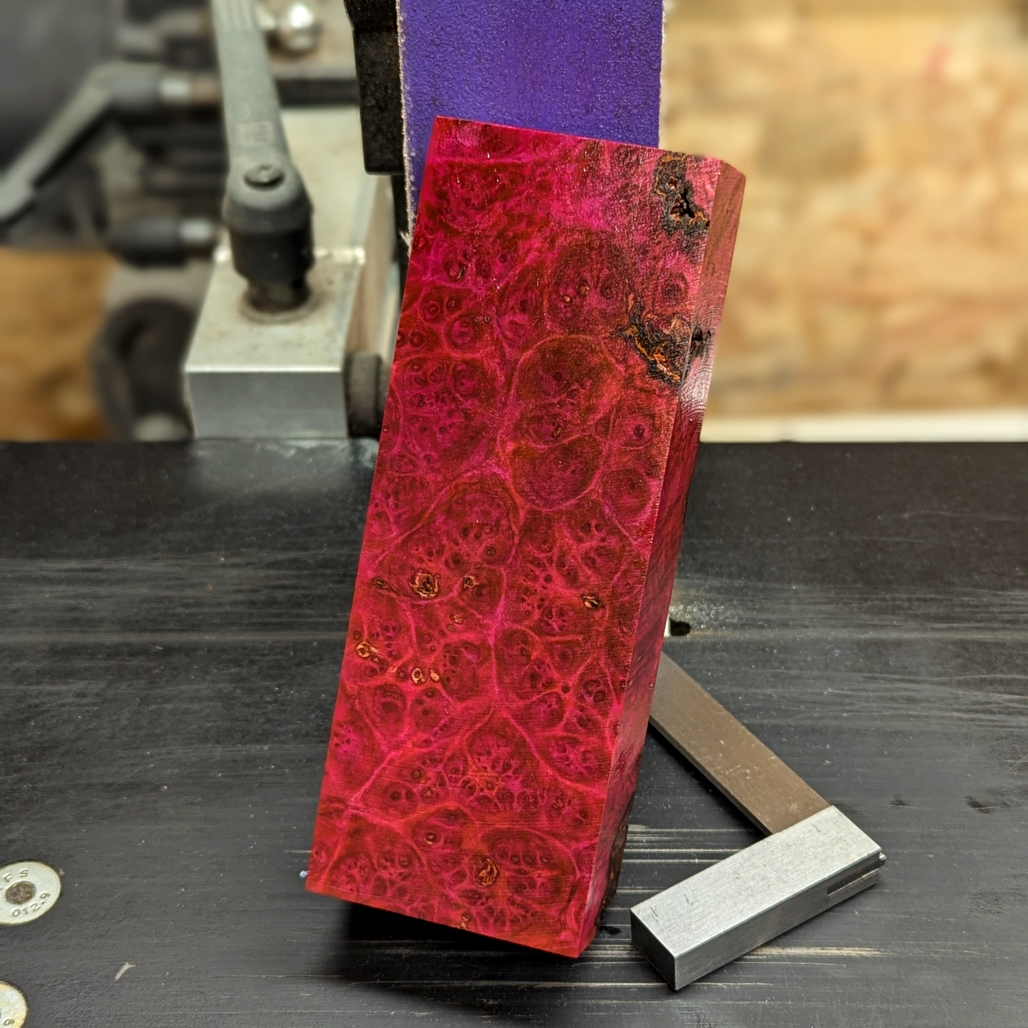 Stabilized Big Leaf Maple Burl - Pink