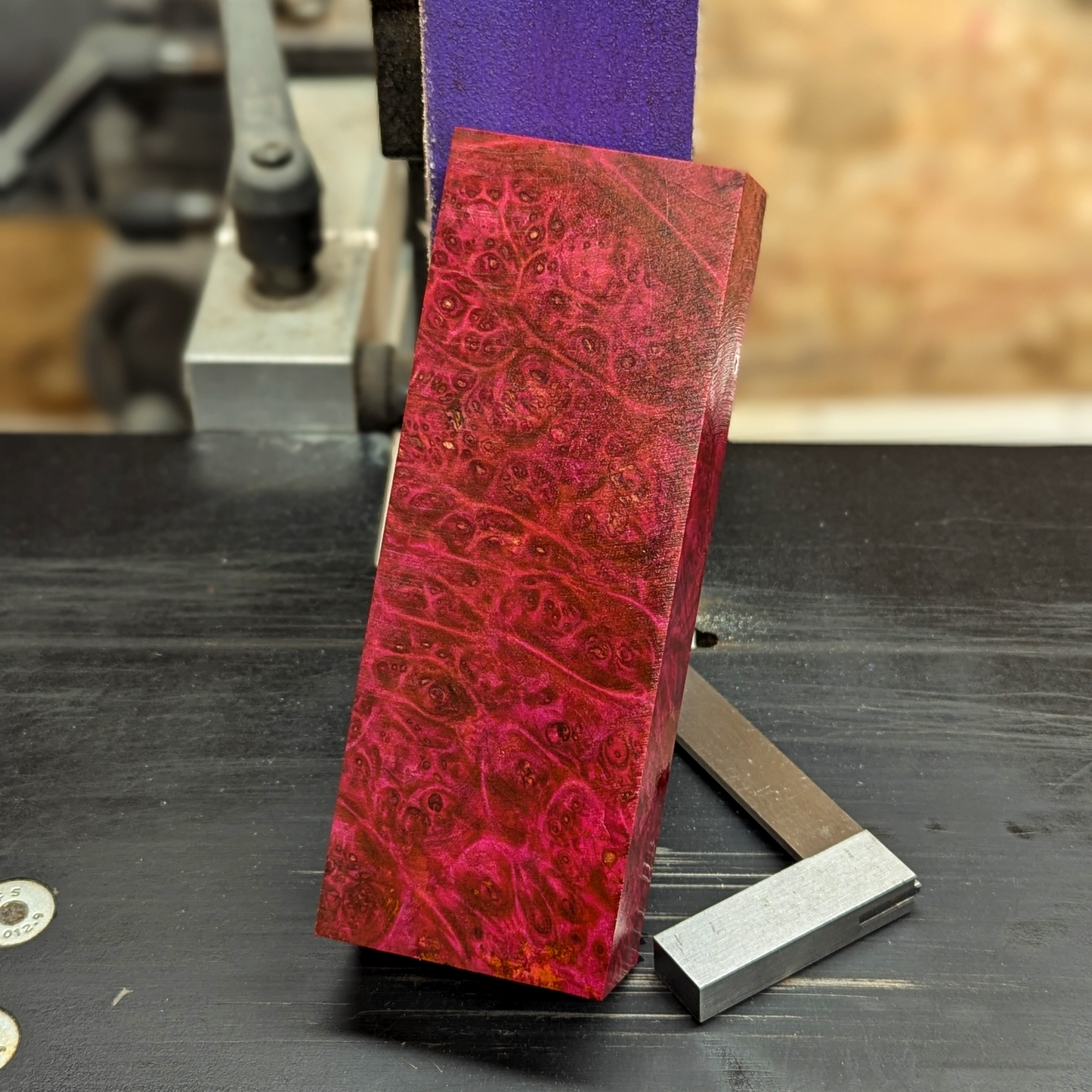 Stabilized Big Leaf Maple Burl - Pink