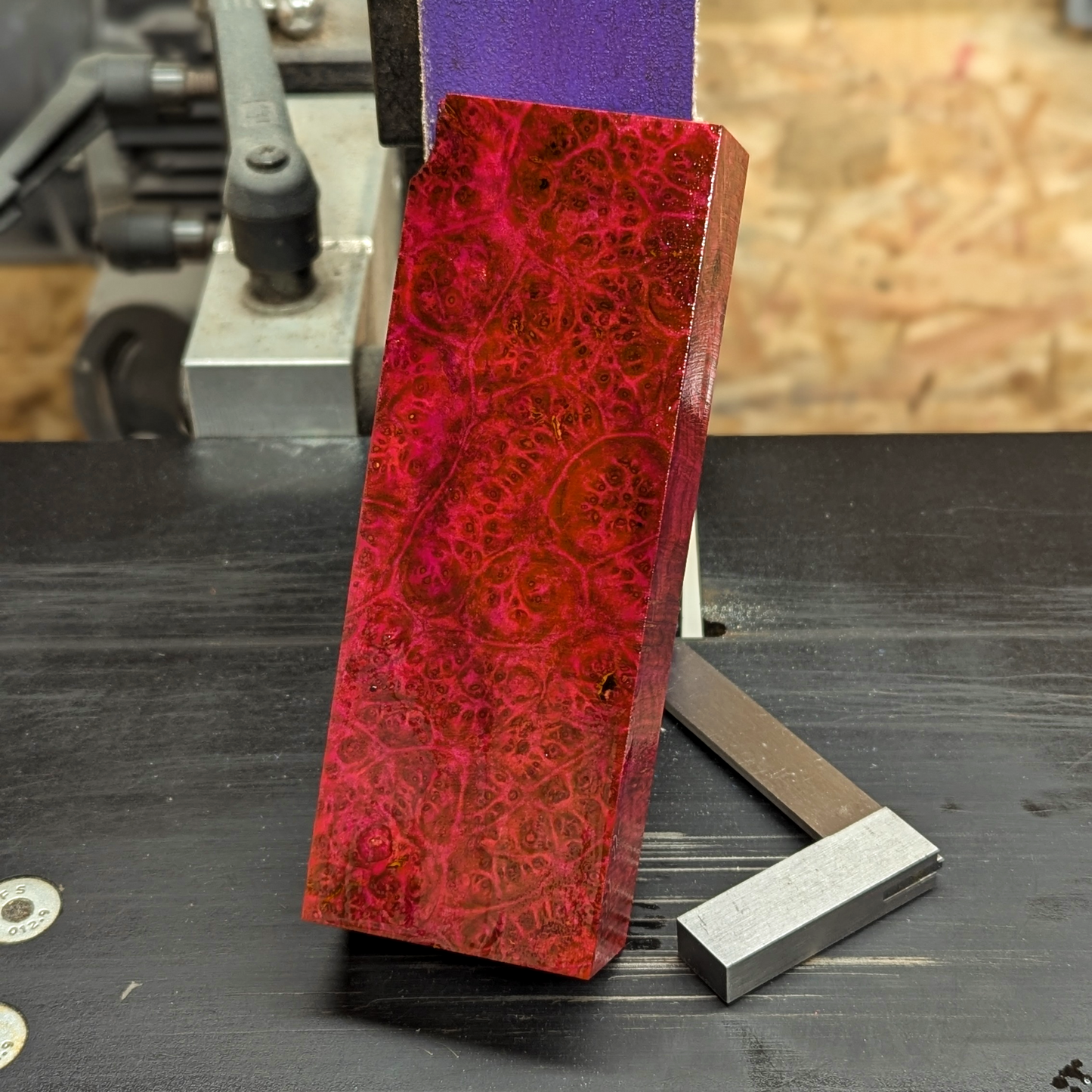 Stabilized Big Leaf Maple Burl - Pink