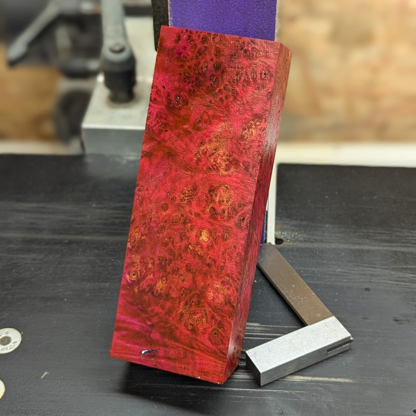 Stabilized Big Leaf Maple Burl - Pink