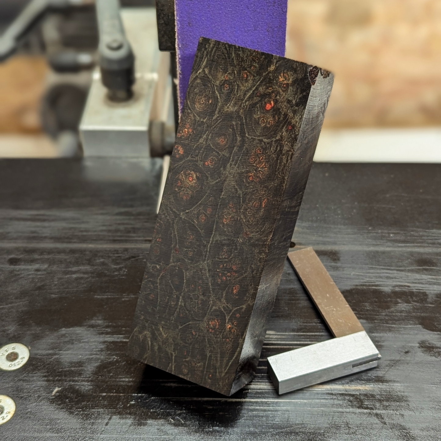 Stabilized Big Leaf Maple Burl - Black