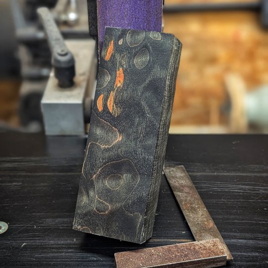 Stabilized Quilted Maple - Black
