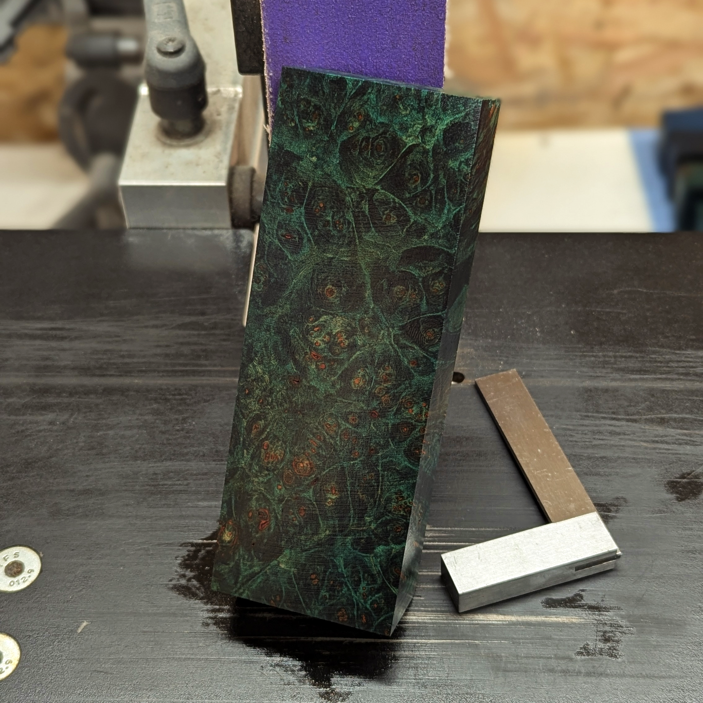 Stabilized Big Leaf Maple Burl - Green
