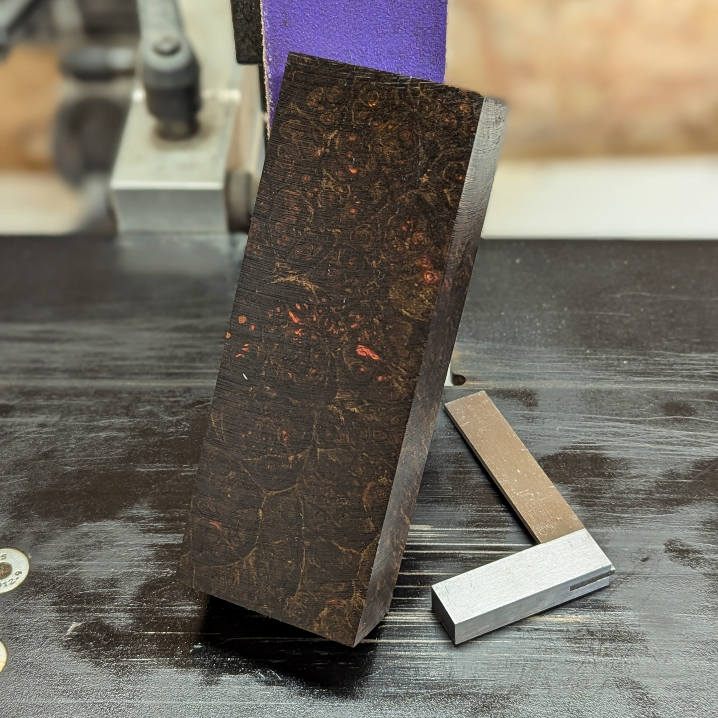 Stabilized Big Leaf Maple Burl - Black