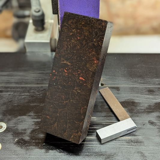 Stabilized Big Leaf Maple Burl - Black