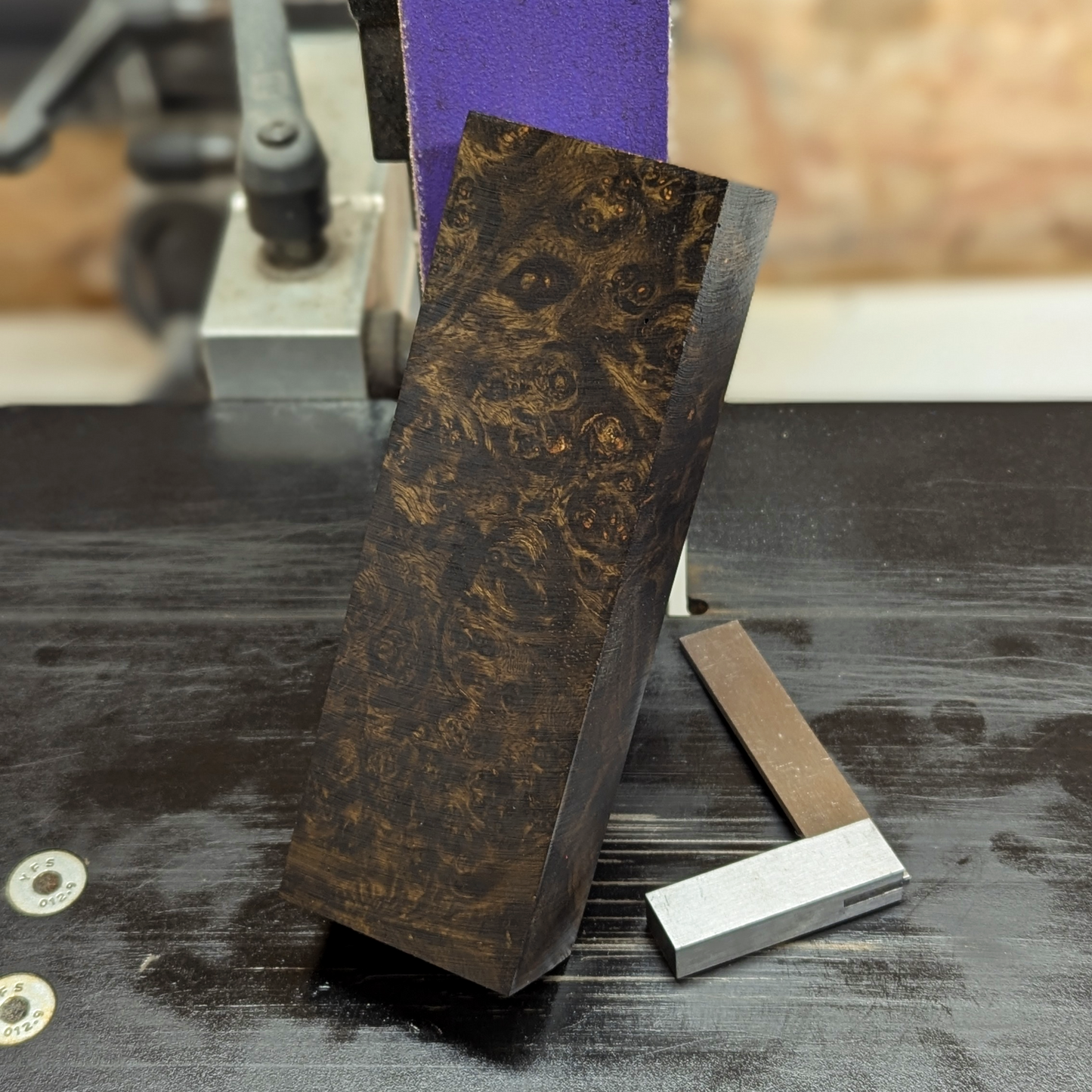 Stabilized Amboyna Burl - Black