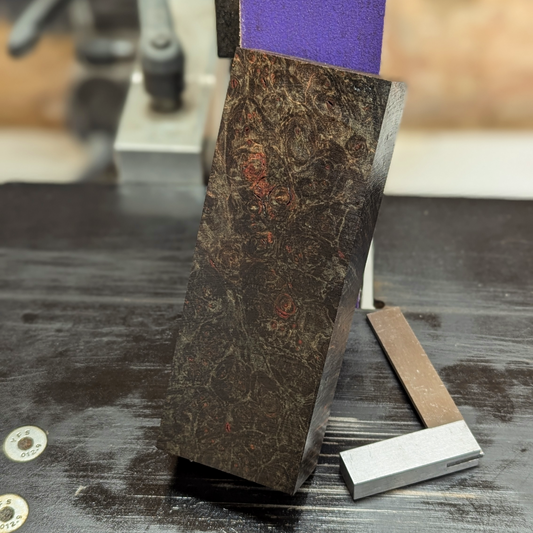 Stabilized Big Leaf Maple Burl - Black