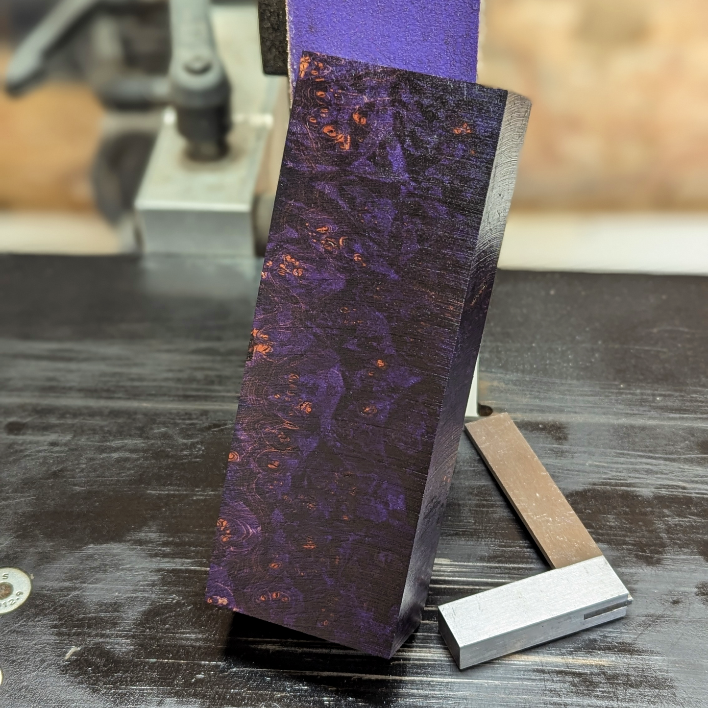 Stabilized Big Leaf Maple Burl - Purple