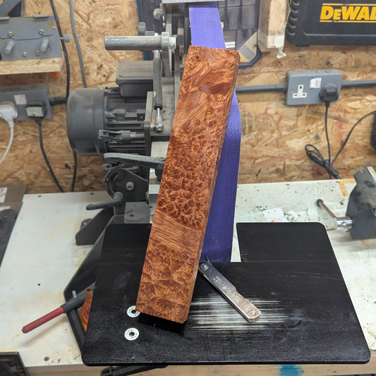 Big Leaf Maple Burl Saya Stock - Natural