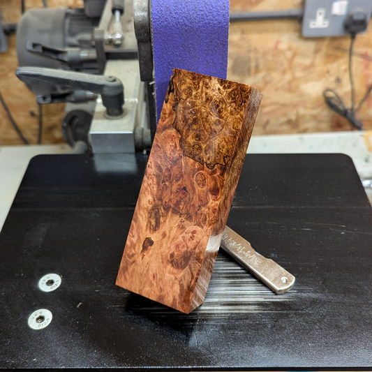 Spalted Big Leaf Maple Burl - Natural