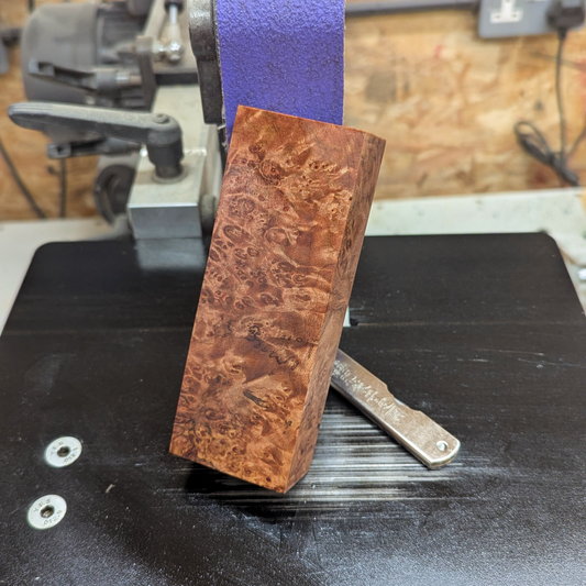Spalted Big Leaf Maple Burl - Natural